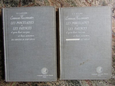 COMMENT RECONNAITRE LES PORCELAINES ET LES FAIENCES D&amp;#039;APRES LEURS MARQUES 2 VOL foto