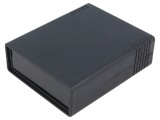 Carcasă ABS Neagră cu Panou 91.1x111x34.8mm