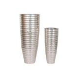 Cumpara ieftin Set de jardiniere Home ESPRIT Argintiu Metal 51 x 51 x 123 cm