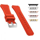 Cumpara ieftin Curea silicon compatibila Apple Watch 9|8|7|6|5|4|3|2|1 Series, 49mm|45mm|44mm|42mm, Portocaliu