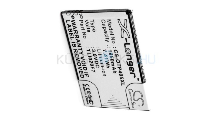 Baterie de telefon mobil VHBW Alcatel TLI020F7 - 1950mAh, 3.8V, Li-ion