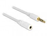 Cablu prelungitor audio jack 3.5mm 4 pini T-M 2m, Delock 84482