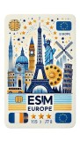 eSIM EUROPE, 50GB, 30 Days, Standard
