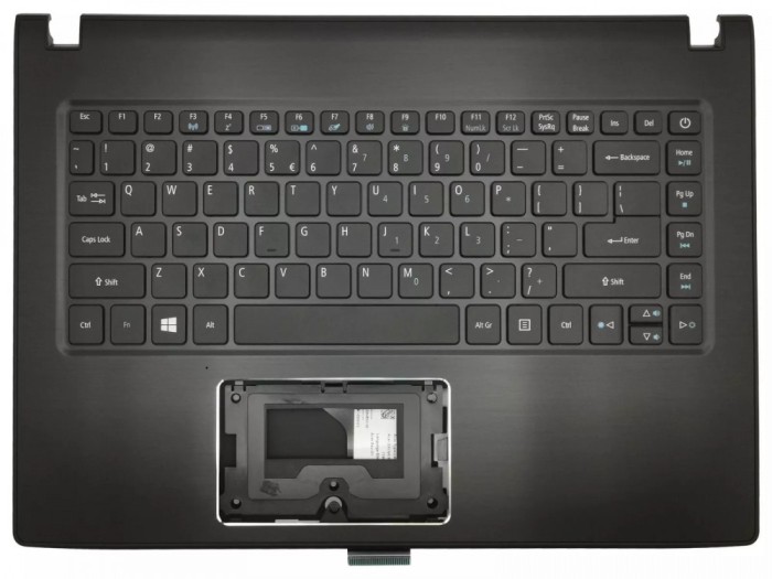 Carcasa superioara cu tastatura palmrest Laptop, Acer, E5-475, E5-475G, 6B.GF6N7.028, FBZ8V005010, iluminata, layout US