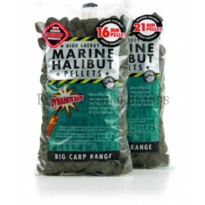 PELETE DYNAMITE BAITS 21MM PRE-GAURITE HALIBUT 900GR foto