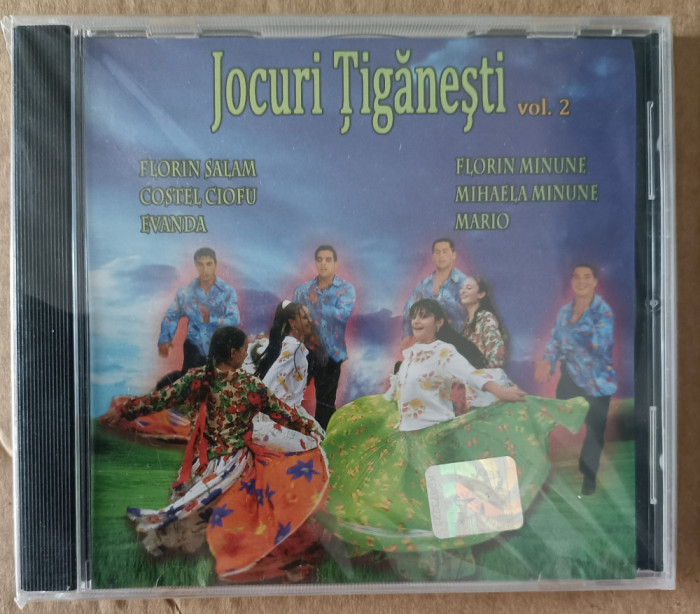 Jocuri Țigănești vol 2 , cd cu muzică de petrecere și videoclipuri