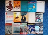 20 vol. aventura calatorii (Robinson Crusoe Thor Heyerdahl, Bengt Danielsson, John Steinbeck, R.L. Stevenson, Alain Bombard, Jules Verne, Mironov etc)