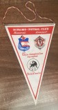 D9 119 - fanion - sport - fotbal - Dinamo Bucuresti - FC Liverpool - CCE - 25 aprilie 1984