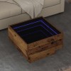 VidaXL Masă de cafea Lemn vechi 50 x 50 x 30 cm Lemn compozit
