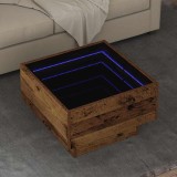 vidaXL Masă de cafea Lemn vechi 50 x 50 x 30 cm Lemn compozit