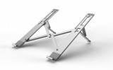 Cumpara ieftin Suport Laptop Aluminiu Serioux SRXNCPU6L, Unghi Ajustabil, P&acirc;nă la 15.6 inch, Argintiu