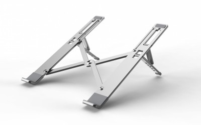 Suport laptop Serioux, SRXNCPU6L, material aluminiu, dimensiune deschisă: 197x245x4mm,dimensiune pliată: foto