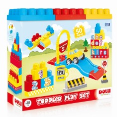 Set de constructie - 50 piese PlayLearn Toys