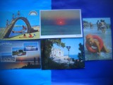 HOPCT LOT NR 776 LITORAL ROMANIA -CT-5 CARTI POSTALE-RSR-CIRCULATE, Circulata, Printata, Constanta