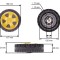 Roata masina tuns gazon universala 150mm