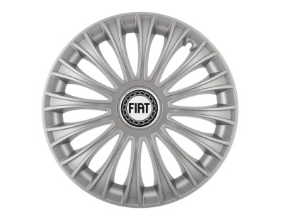 Set 4 capace roti Dino cromat R16 pentru gama auto Fiat foto