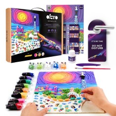Set pictura 3D cu argila usoara, 30*40cm - Park Guell Barcelona