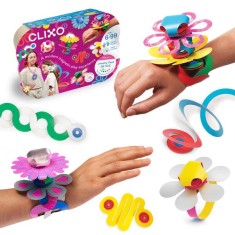 Clixo&amp;reg; joc magnetic de construit - Bijuterii colorate (28 piese) foto