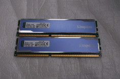 Kit memorii 8gb ddr3 la 1600mhz Hyper X Blu (2x4gb) dual channel foto