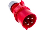 Fisa stecher 5 poli 3P+N+E 32A inversor de faza 6h 380V IP44 trifazic CEE