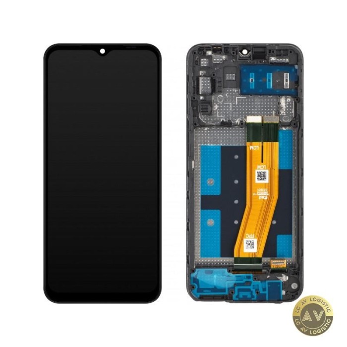 Display cu Touchscreen MP compatibil cu Samsung Galaxy A14 A145 cu Rama Versiune Europa Negru