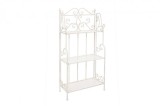 Raft 3 polite otel alb Emily 60x28x127 cm