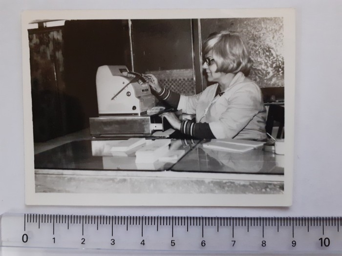 Fotografie cu casieră