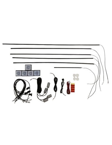Kit lumini ambientale Symphony wireless cu LED, Acrilice 18 in 1