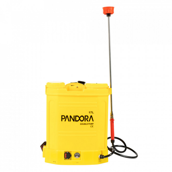 Pompa stropit acumulator Pandora16L cu pompa dubla