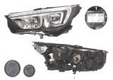 Far Opel Crossland X, 03.2017-, fata, Stanga, cu LED daytime running light; H7+H7; electric; cu motor; cu becuri;, Valeo