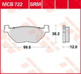 Cumpara ieftin Set placute frana fata TRW MCB722 - Yamaha XP 500 T-Max (01-03) - XP 530 T-Max (12-16) - XP 530 T-Max ABS (17-20)