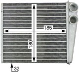 MAHLE AH 208 000S Schimbator caldura, incalzire habitaclu