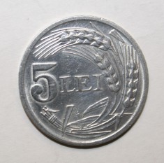 5 LEI 1947 . DETALII EXCELENTE . foto