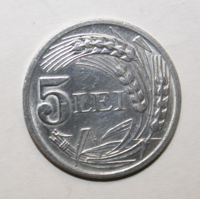 5 LEI 1947 . DETALII EXCELENTE . foto