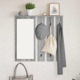 vidaXL Răcător de paltoane montat pe perete sonoma gri 84 x 10 x 80 cm