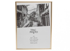 Set 2 rame pentru Poster Certificat Hampton Frames, A3 (30x42cm), A3MARGLD - RESIGILAT foto