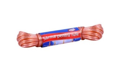 Sarma pentru rufe Misavan, 20 m, rezistenta la intemperii foto