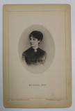 Mad. CONSTANTIN SCHINA , FOTOGRAFIE DIN ALBUMUL NATIONAL , SERIE DE BUCAREST , EDITEUR LYONEL BONDY , FOTOGRAF W. CRONENBERG , CCA . 1900