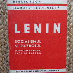 Lenin - SOCIALISMUL SI RAZBOIUL ATITUDINEA P.M.S.D.R. FATA DE RAZBOI