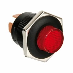 Intrerupator cu revenire 12V/24V 5A lumina LED - Rosu Garage AutoRide