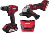 Set bormasina si polizor unghiular RDP-PBCDI20&amp;SPAG20, 2Ah / 4Ah, Raider 030238