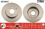 Disc frana fata TRW DF4947