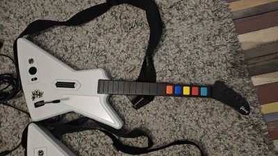 Chitara guitar x-plorer controller xbox360 pentru jocul Guitar Hero xbox 360, pc, calculator, laptop foto