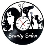 BEAUTY SALON-ceas de perete (personalizabil)
