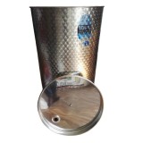 Cumpara ieftin Butoi inox cu capac flotant si fund plan, 500L, Toscana Italy
