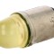 Lampă LED galbenă BA15D 230V AC