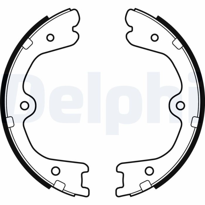 DELPHI LS2037 Set saboti frana, frana de mana