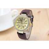 Ceas Dama Geneva Brown Date