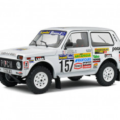 Macheta auto Lada Niva Paris Dakar white 1983, 1:18 Solido