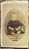 FOTO VECHE PE CARTON,ATELIER NESPECIFICAT/SFARSIT DE SEC.XIX/ d:100 x 60mm.